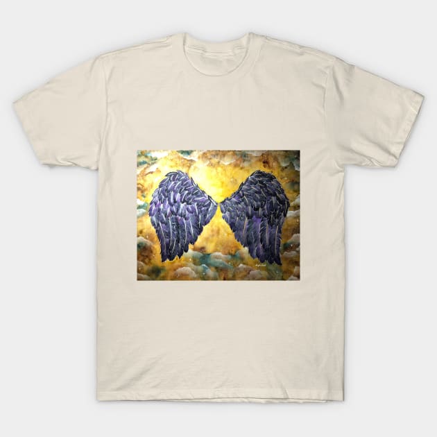 Angel Wings T-Shirt by amyliafaizalart